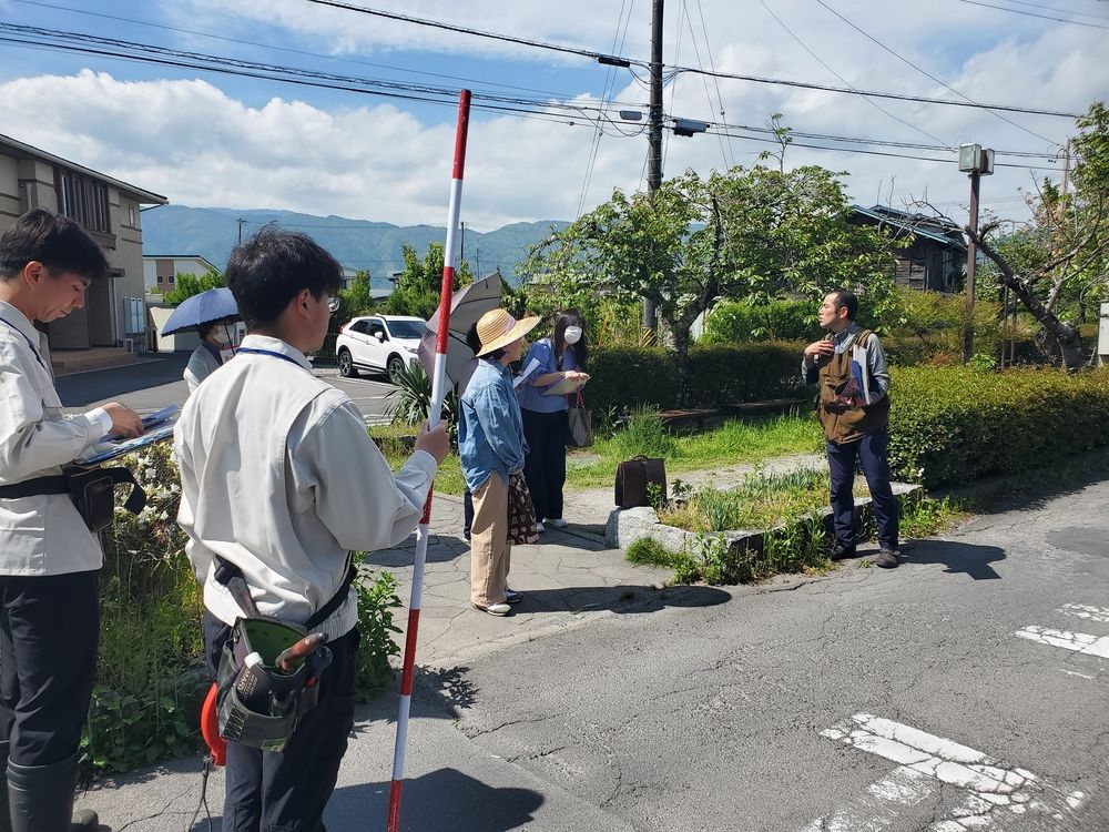 境界立会い　諏訪にて